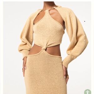 NWT cult Gaia Salima convertible knit dress